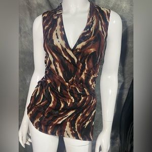 New Classiques Entier wrap sleeveless top